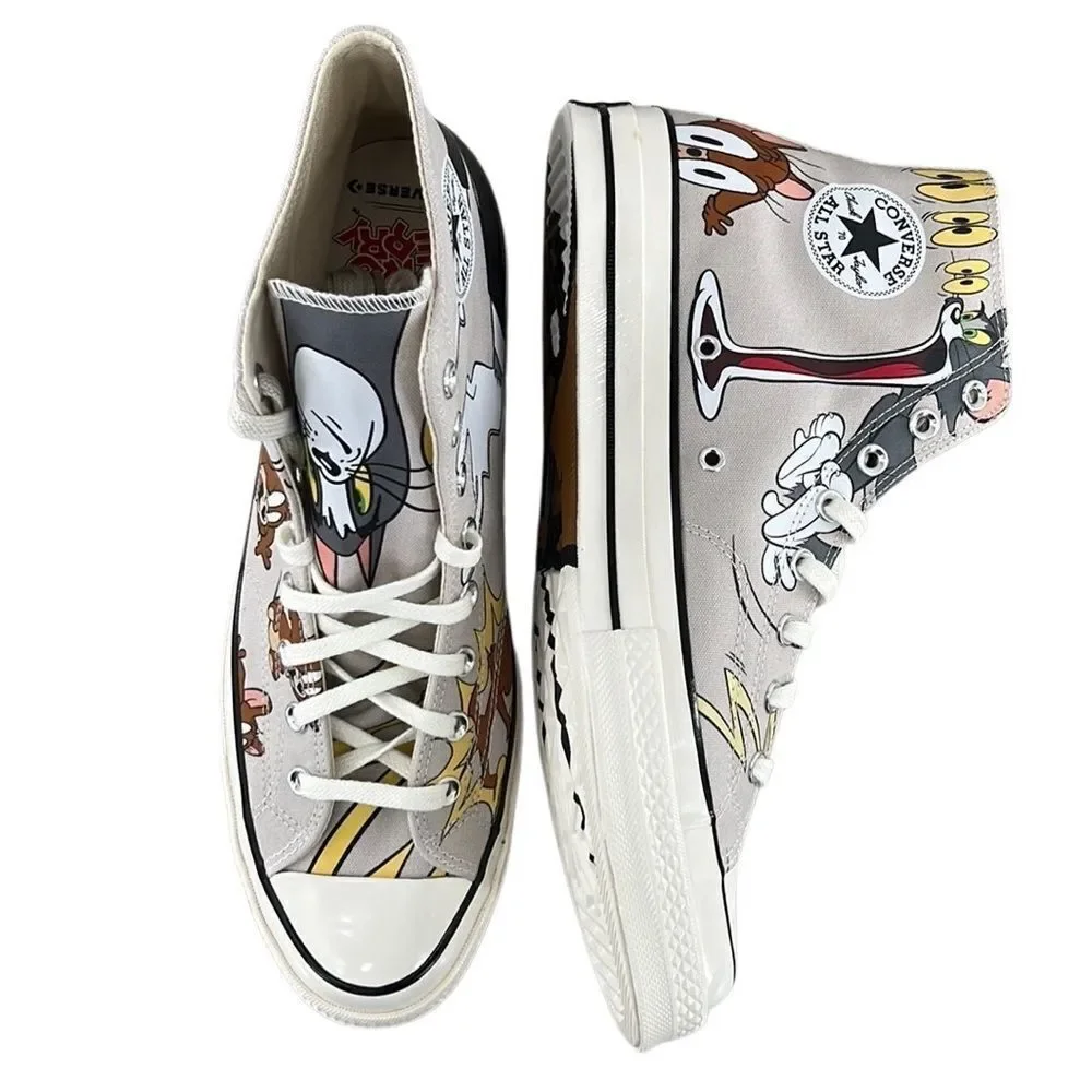 Converse x Tom and Jerry Chuck 70 Limited Edition Hightop Sneakers Shoes Size 13 - Picture 8 of 13